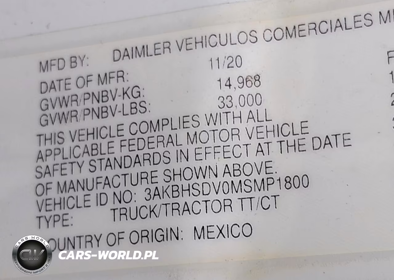 2021 Freightliner Cascadia 2021 Freightliner Cascadia 4X2 S-A Day Cab Truck Tractor VIN:3AKBHSDV0MSMP1800 - 8