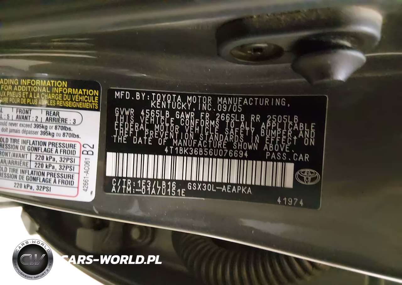 2006 Toyota Avalon Limited VIN:4T1BK36B56U076694 - 9
