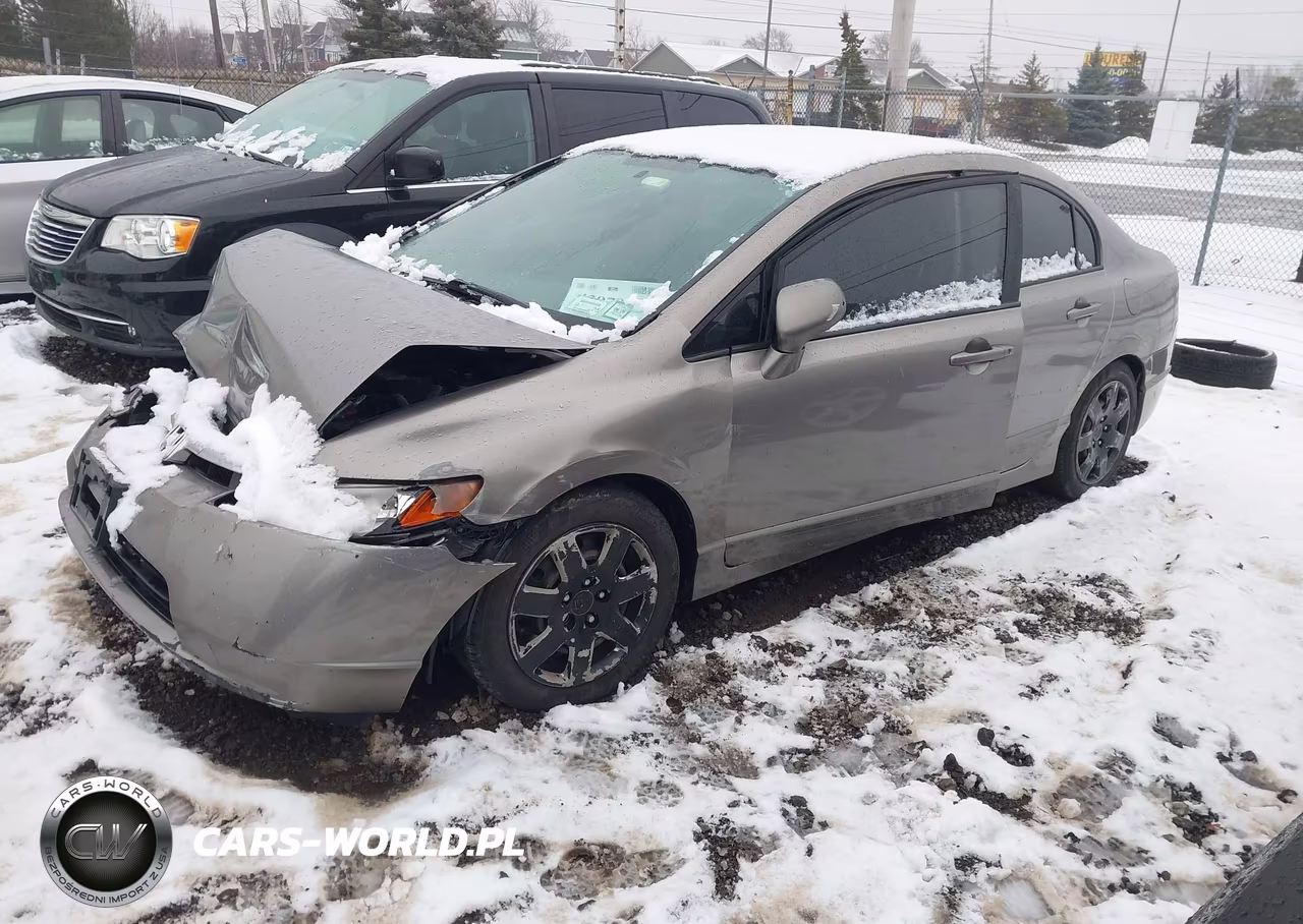 2007 Honda Civic Lx VIN:JHMFA16587S001734 - 2