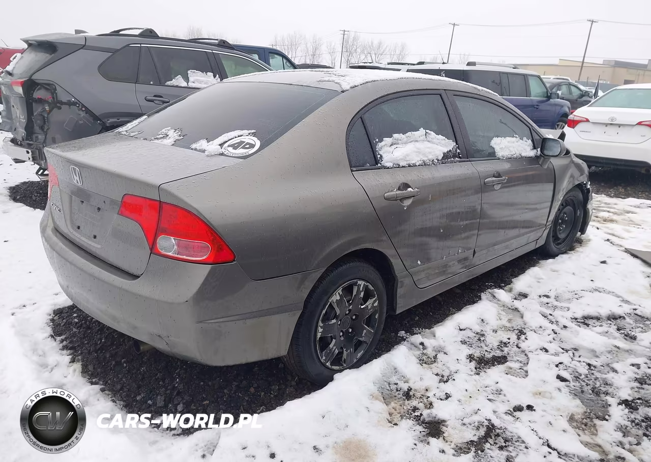 2007 Honda Civic Lx VIN:JHMFA16587S001734 - 4