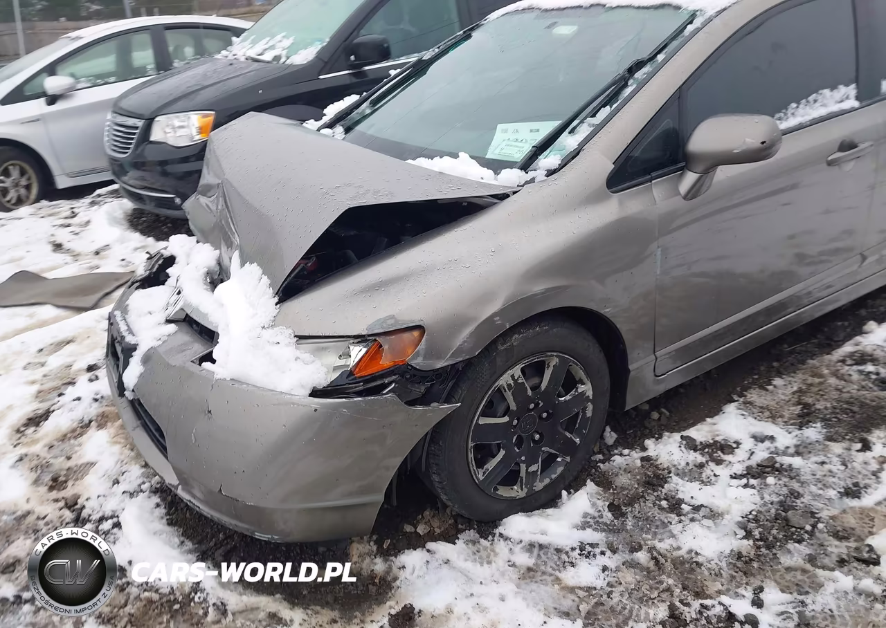 2007 Honda Civic Lx VIN:JHMFA16587S001734 - 6