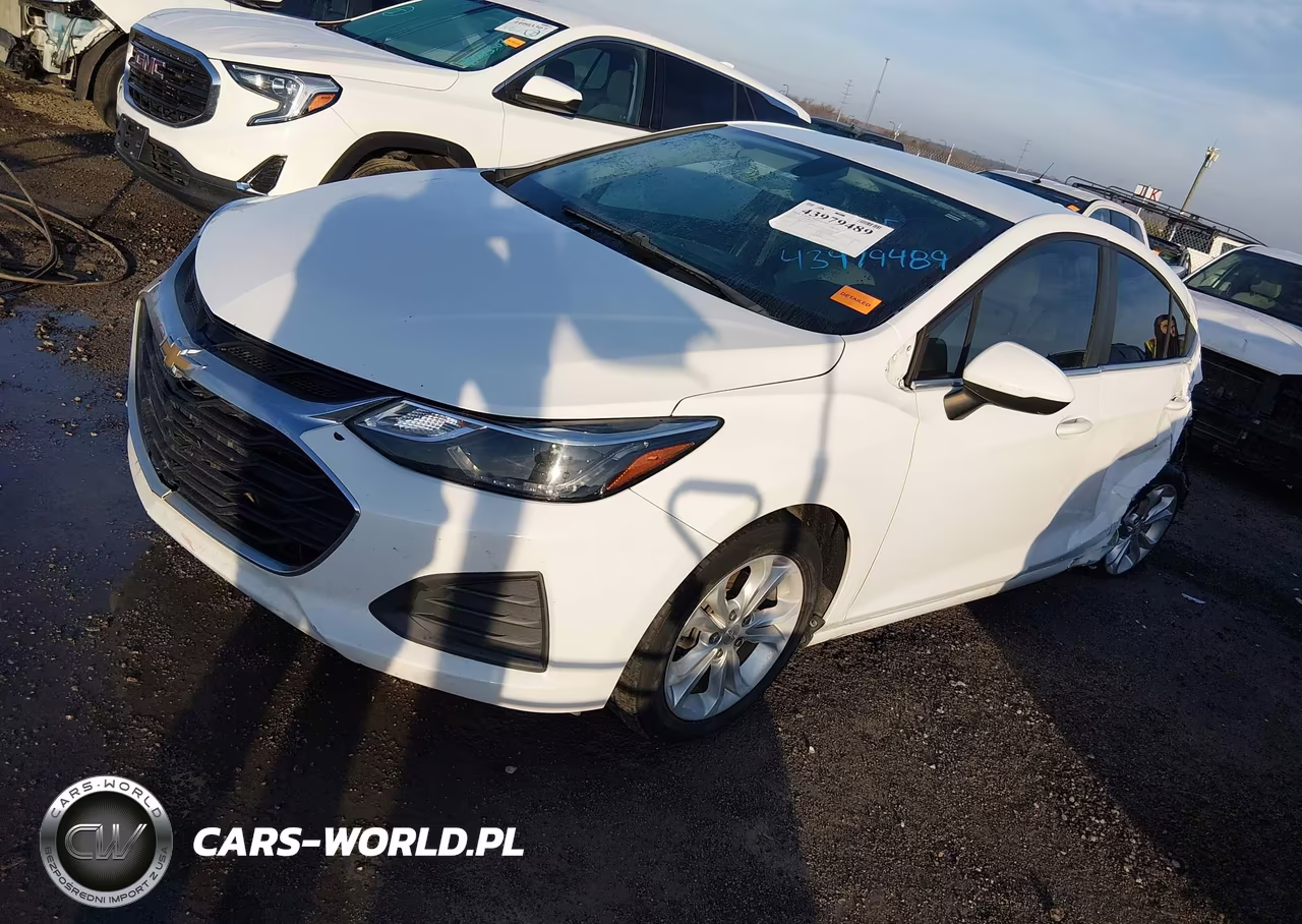 2019 Chevrolet Cruze Lt VIN:3G1BE6SM7KS542925 - 2