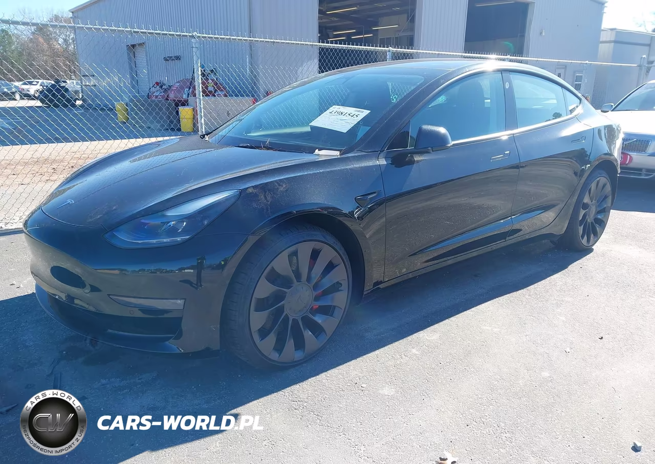 2022 Tesla Model 3 Performance Dual Motor All-Wheel Drive VIN:5YJ3E1EC7NF175734 - 2