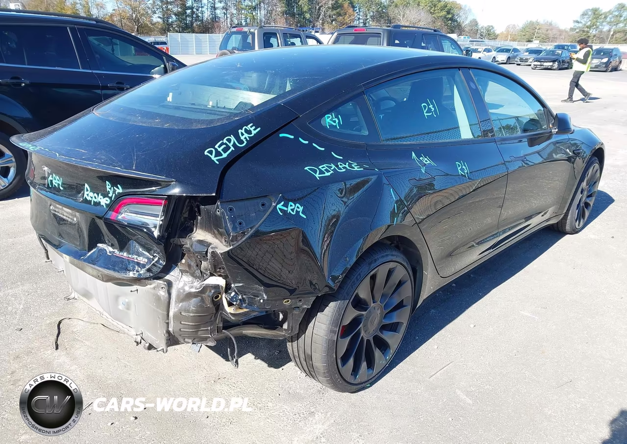 2022 Tesla Model 3 Performance Dual Motor All-Wheel Drive VIN:5YJ3E1EC7NF175734 - 4