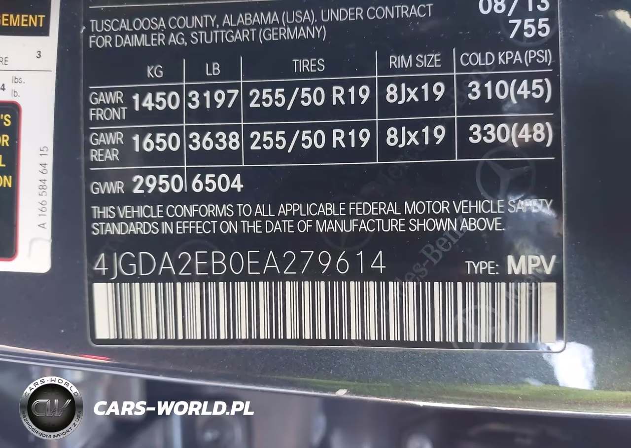 2014 Mercedes-Benz Ml 350 Bluetec 4Matic VIN:4JGDA2EB0EA279614 - 9
