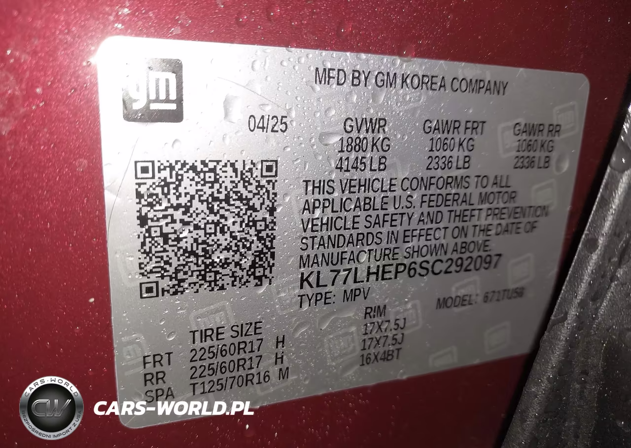 2025 Chevrolet Trax Fwd Lt VIN:KL77LHEP6SC292097 - 9