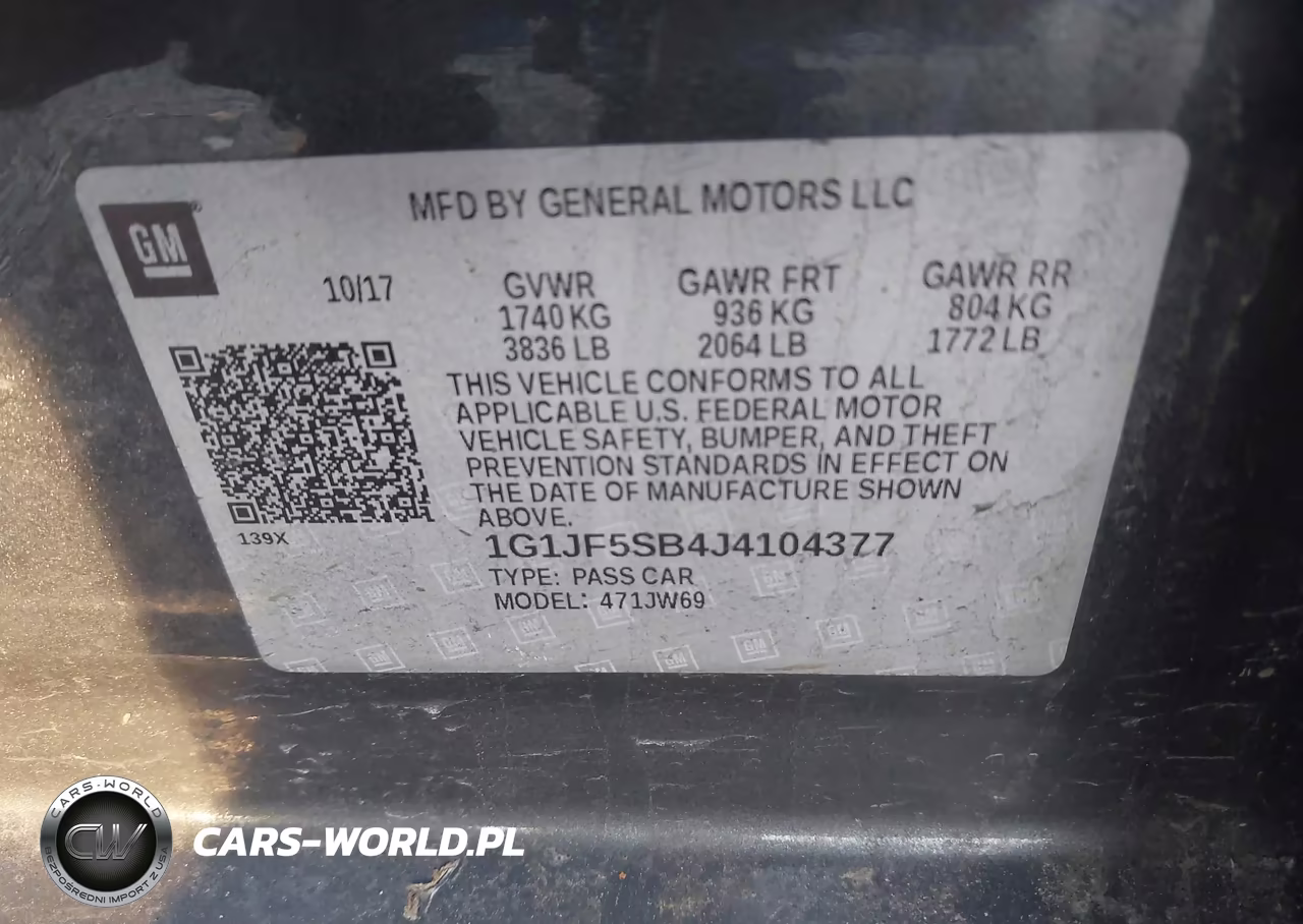 2018 Chevrolet Sonic Premier Auto VIN:1G1JF5SB4J4104377 - 9