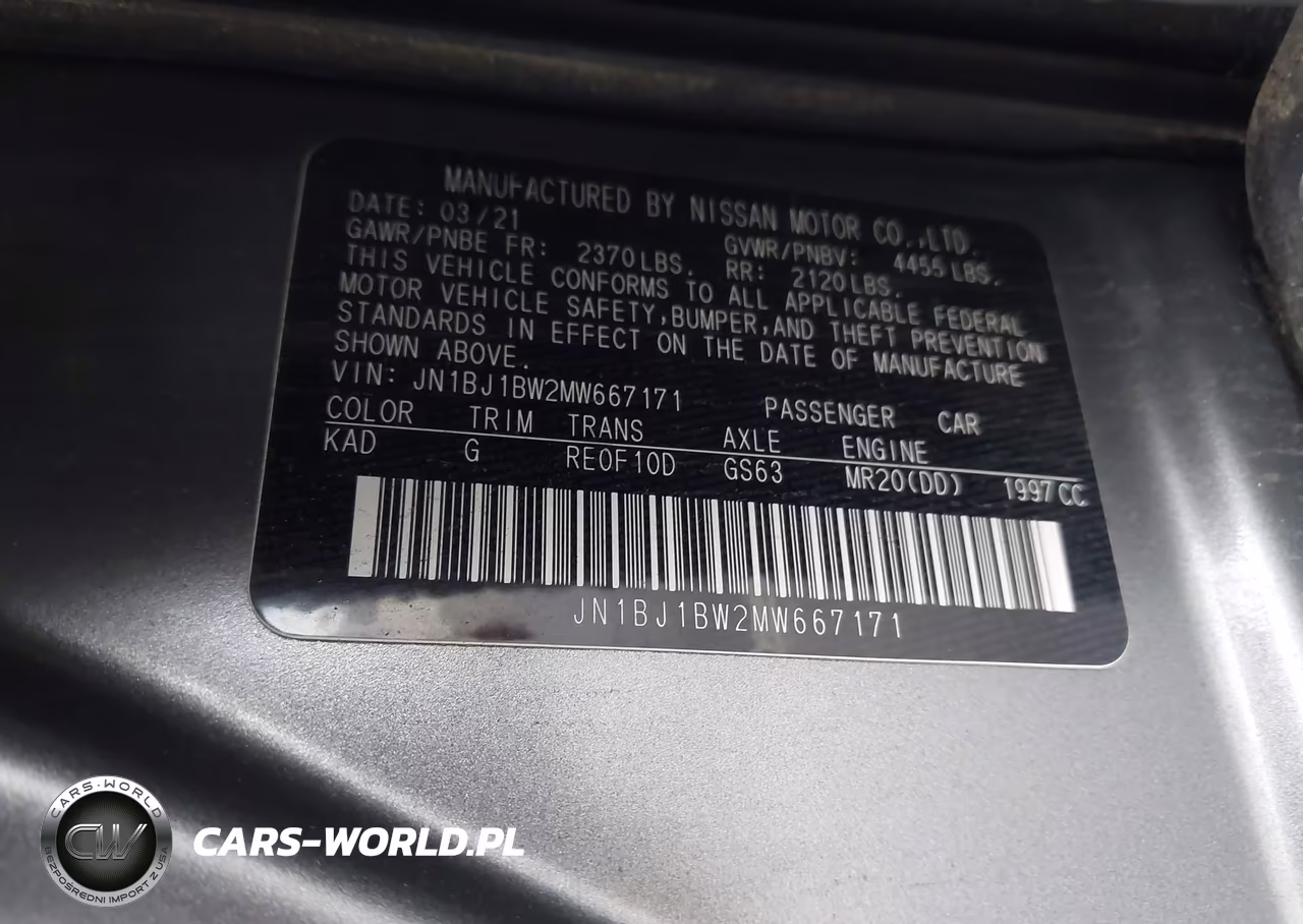 2021 Nissan Rogue Sport Sv Awd Xtronic Cvt VIN:JN1BJ1BW2MW667171 - 9