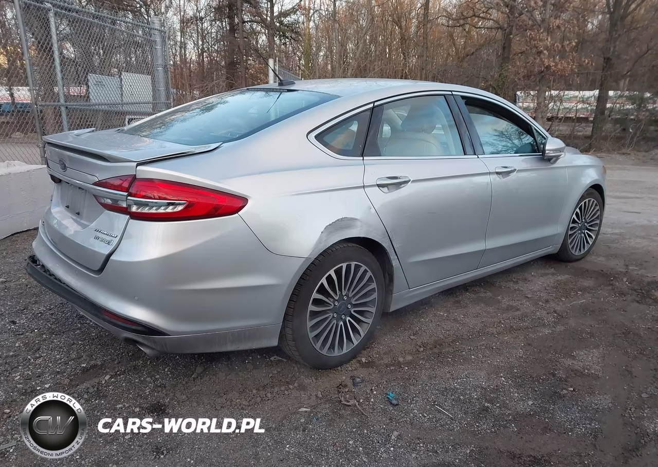 2018 Ford Fusion Hybrid Titanium VIN:3FA6P0RU2JR141025 - 4
