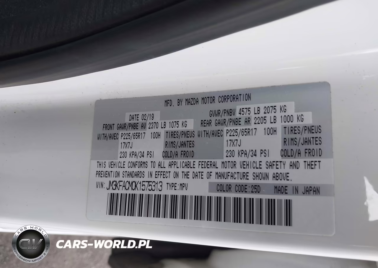 2019 Mazda Cx-5 Touring VIN:JM3KFACM0K1575313 - 9