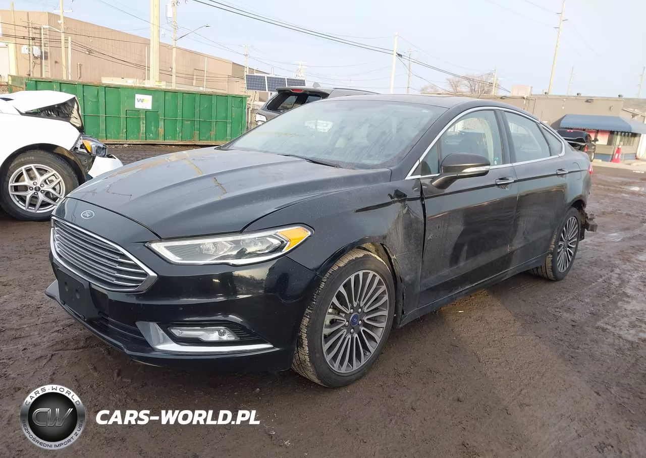 2018 Ford Fusion Titanium VIN:3FA6P0D96JR212343 - 2
