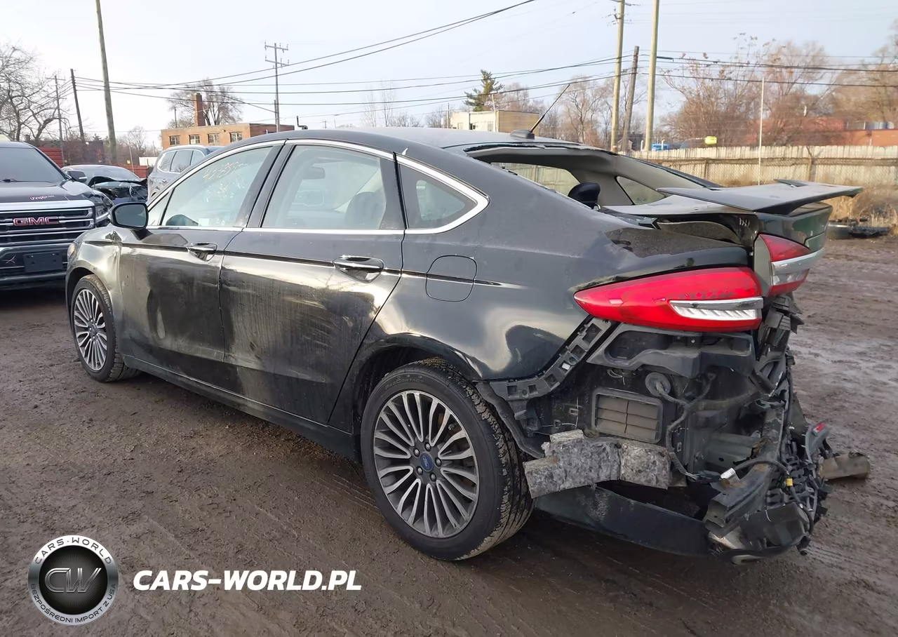 2018 Ford Fusion Titanium VIN:3FA6P0D96JR212343 - 3