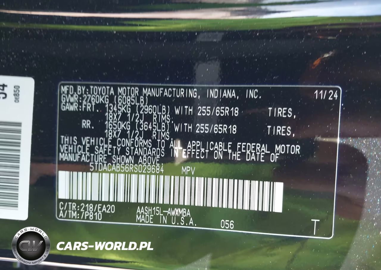 2024 Toyota Grand Highlander Hybrid Xle VIN:5TDACAB56RS029684 - 9