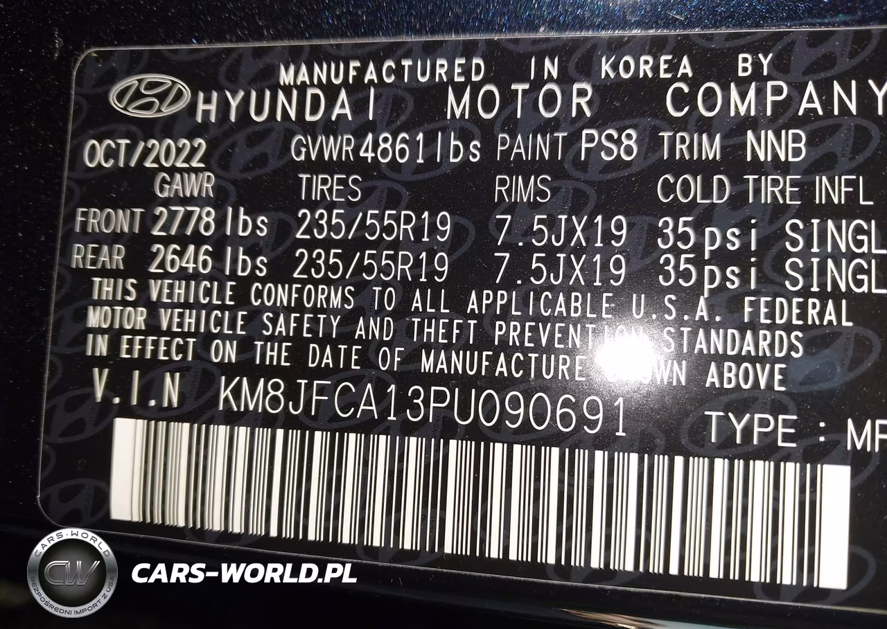 2023 Hyundai Tucson Sel Convenience VIN:KM8JFCA13PU090691 - 9