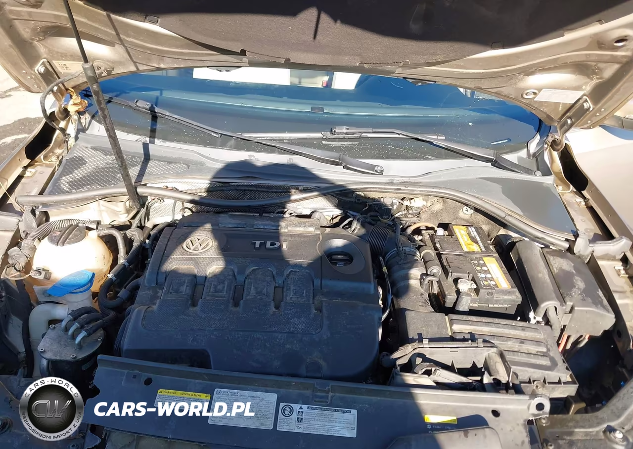 2015 Volkswagen Passat 2.0L Tdi Se VIN:1VWBV7A32FC013476 - 10