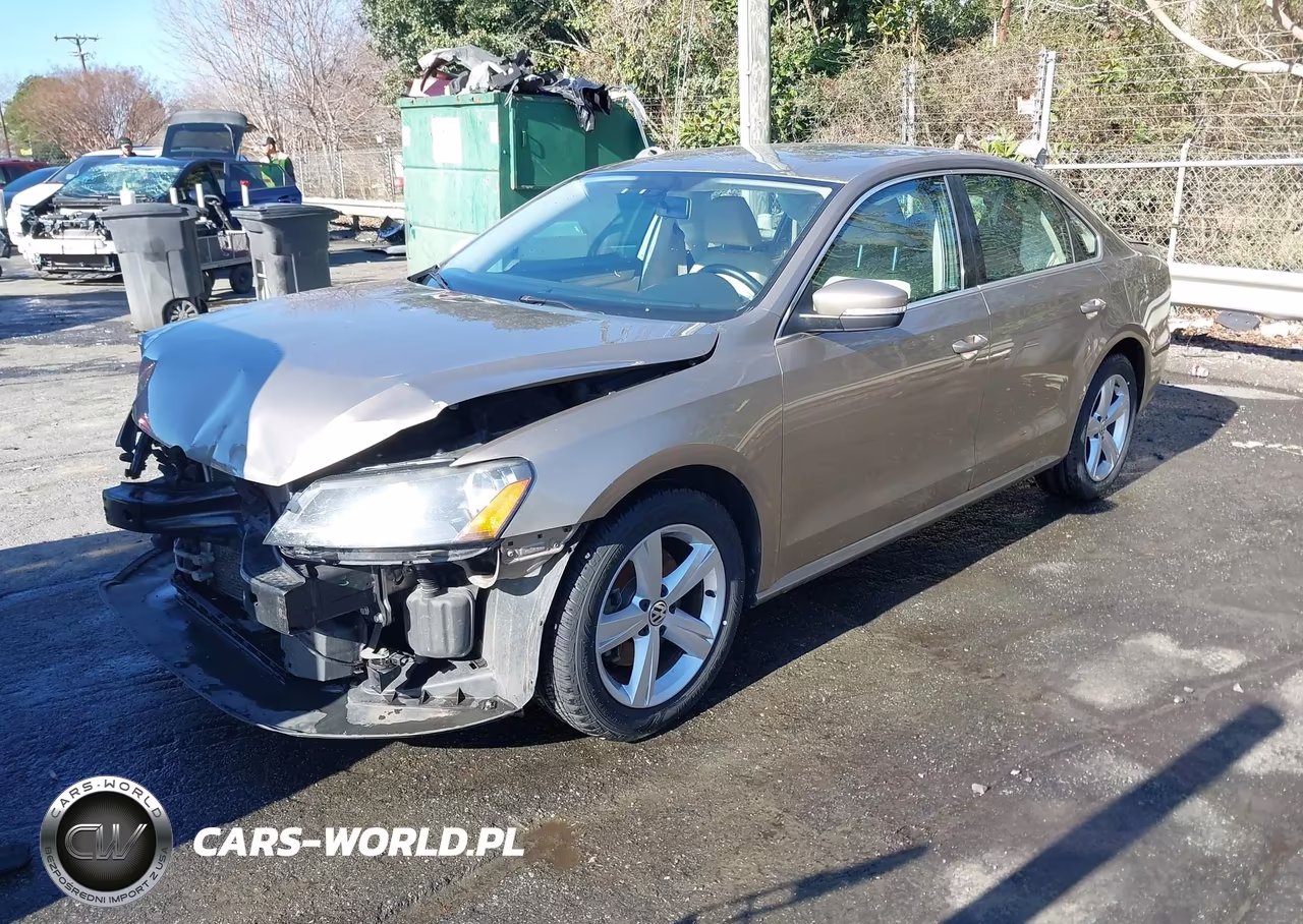 2015 Volkswagen Passat 2.0L Tdi Se VIN:1VWBV7A32FC013476 - 2