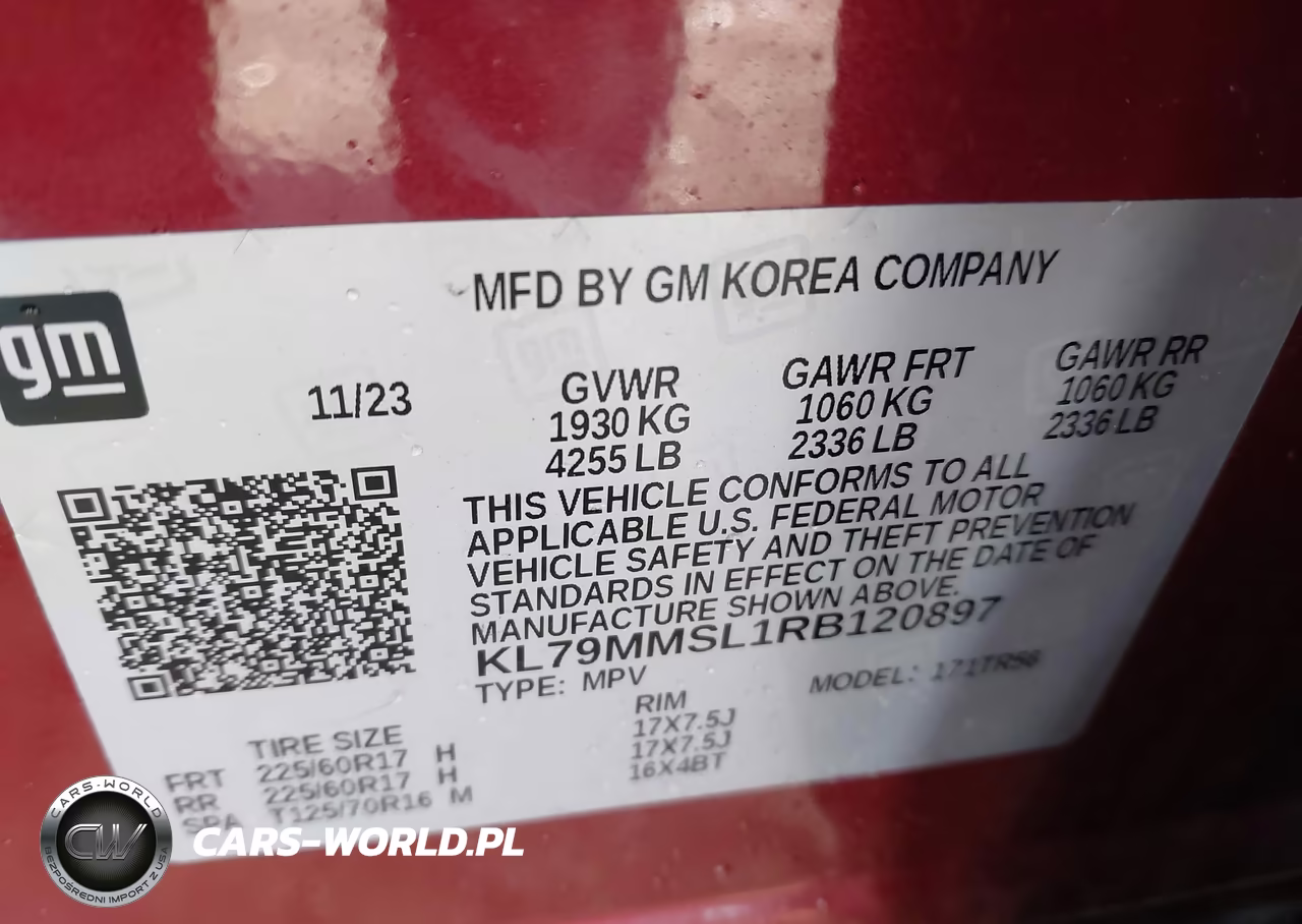 2024 Chevrolet Trailblazer Fwd Ls VIN:KL79MMSL1RB120897 - 9