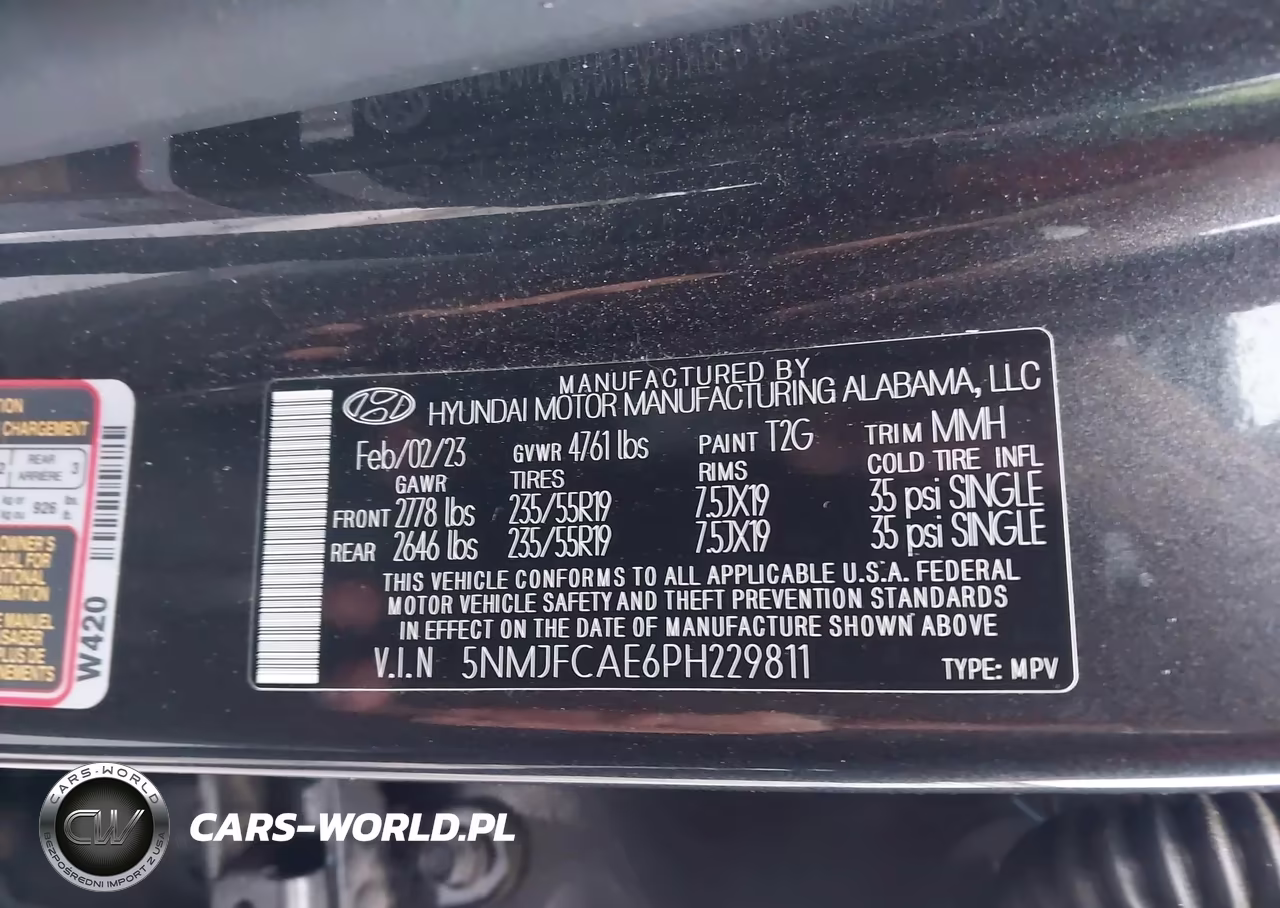 2023 Hyundai Tucson Sel VIN:5NMJFCAE6PH229811 - 9