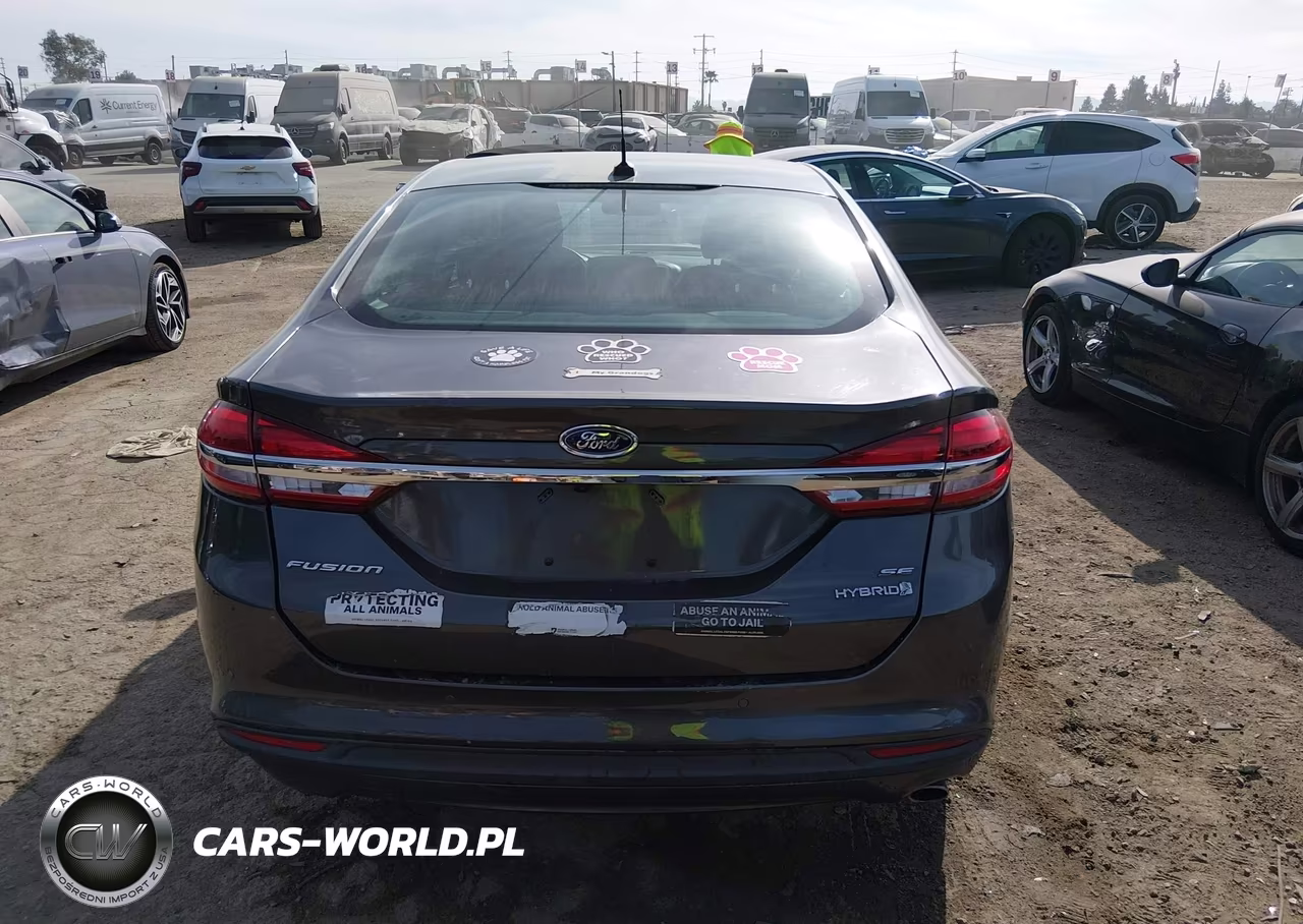 2017 Ford Fusion Hybrid Se VIN:3FA6P0LU6HR398885 - 16