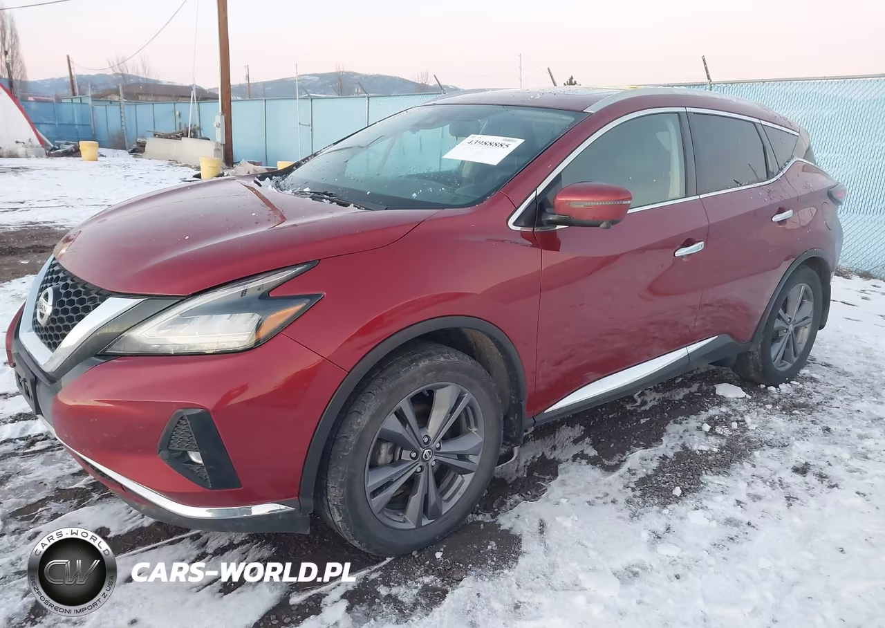 2020 Nissan Murano Platinum Intelligent Awd VIN:5N1AZ2DS0LN152705 - 2