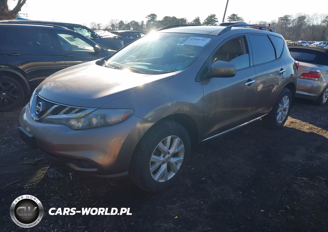 2011 Nissan Murano Sl VIN:JN8AZ1MW6BW163173 - 2