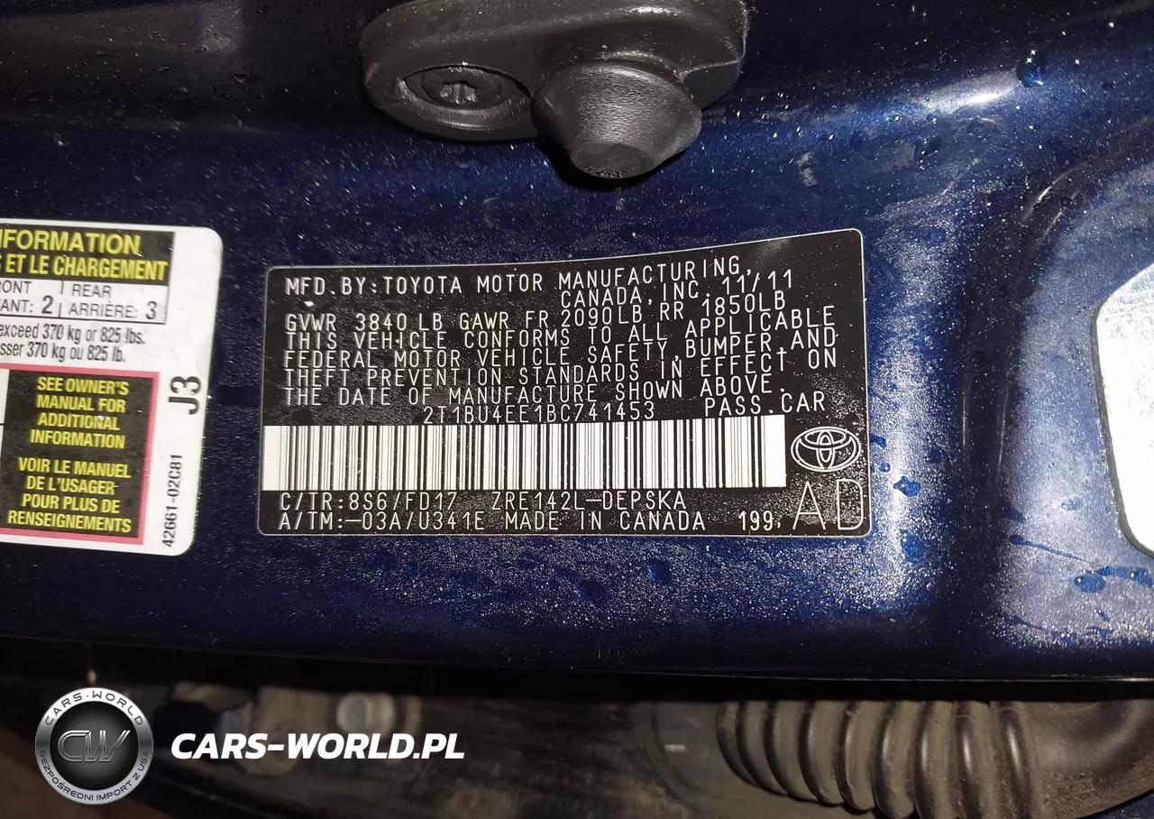 2011 Toyota Corolla S VIN:2T1BU4EE1BC741453 - 9