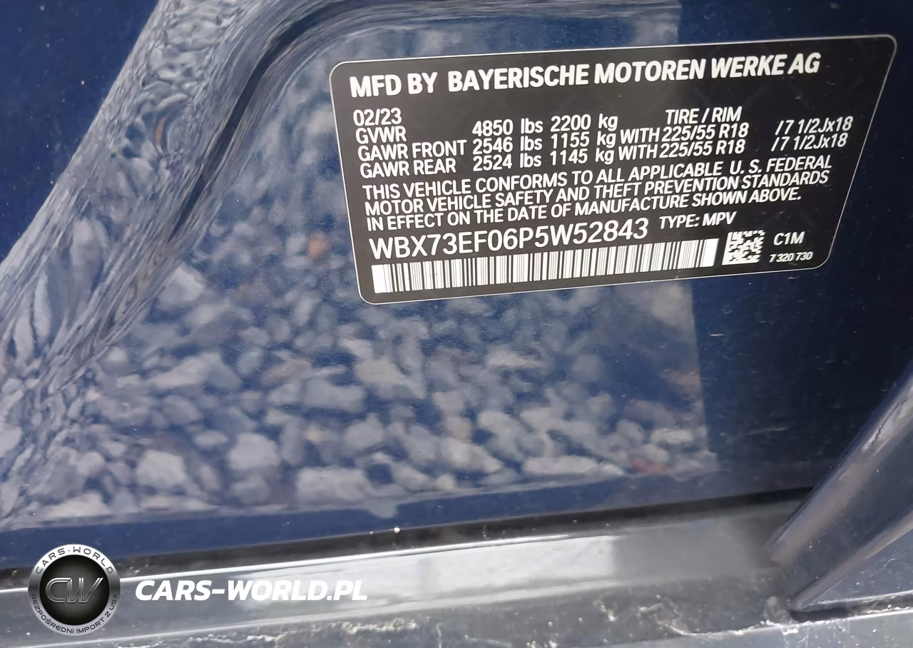 2023 BMW X1 xDrive28I VIN:WBX73EF06P5W52843 - 9