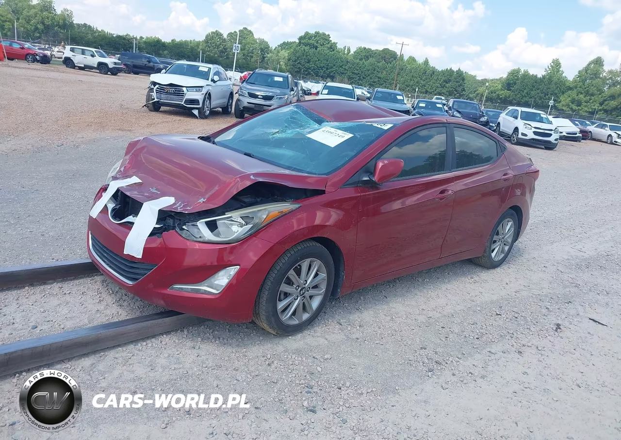 2015 Hyundai Elantra Se VIN:5NPDH4AE9FH582297 - 2