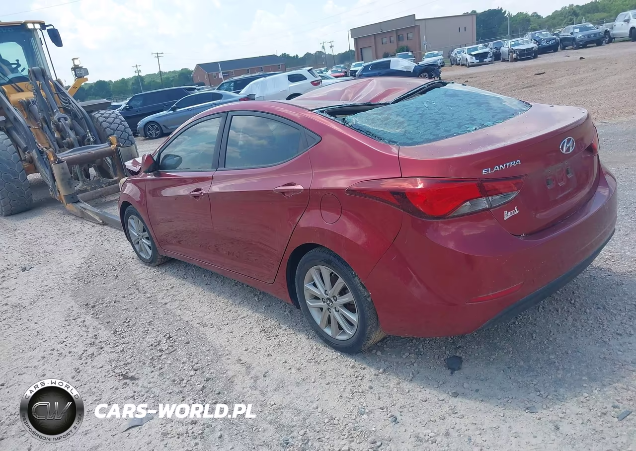 2015 Hyundai Elantra Se VIN:5NPDH4AE9FH582297 - 3