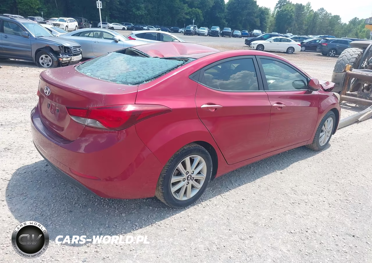 2015 Hyundai Elantra Se VIN:5NPDH4AE9FH582297 - 4