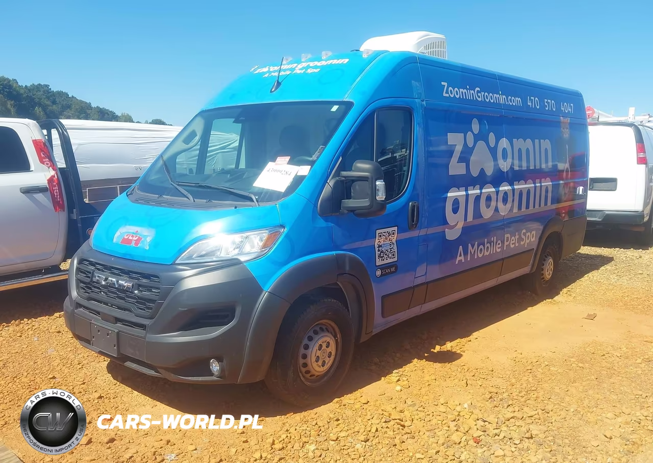 2024 Ram Promaster 3500 Cargo Van Tradesman High Roof 159 Wb Ext W-Pass Seat VIN:3C6MRVJG5RE133915 - 2