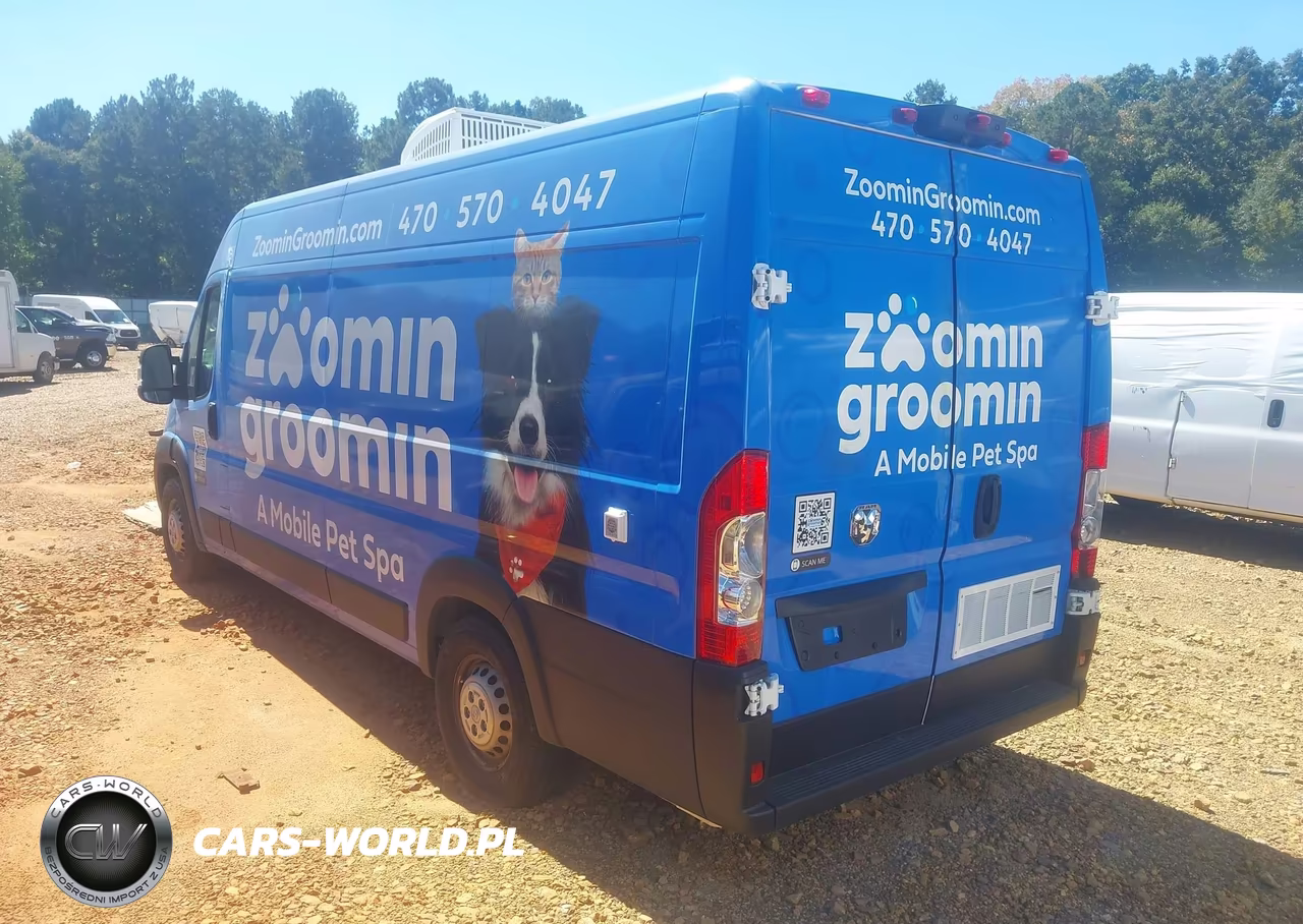 2024 Ram Promaster 3500 Cargo Van Tradesman High Roof 159 Wb Ext W-Pass Seat VIN:3C6MRVJG5RE133915 - 3