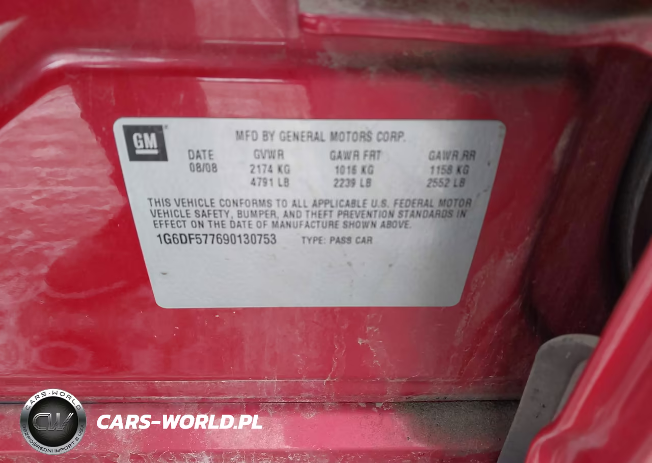 2009 Cadillac Cts Standard VIN:1G6DF577690130753 - 9