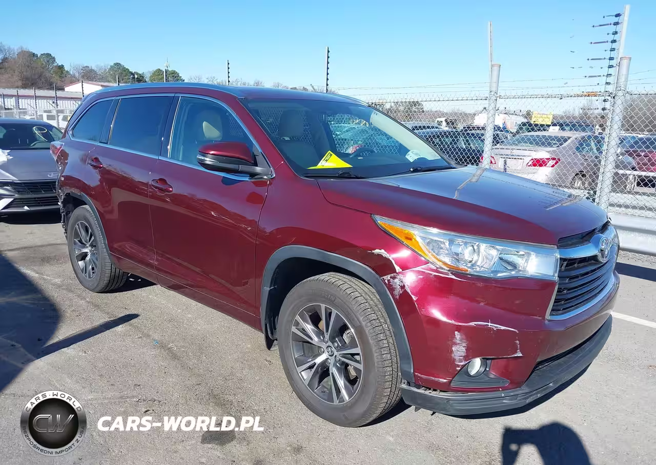 2016 Toyota Highlander Xle V6