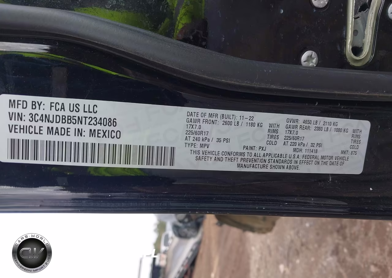 2022 Jeep Compass Latitude 4X4 VIN:3C4NJDBB5NT234086 - 9