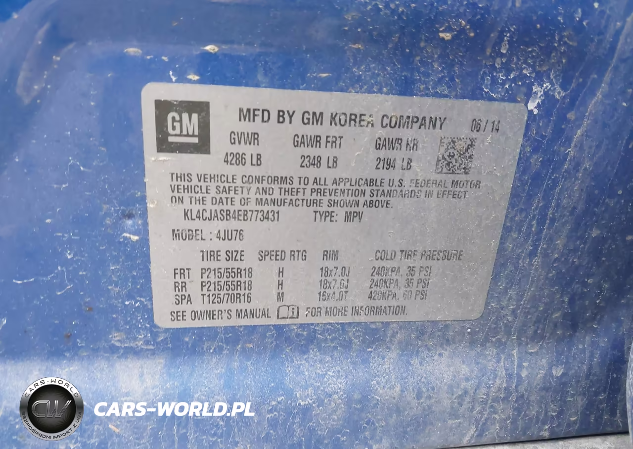 2014 Buick Encore VIN:KL4CJASB4EB773431 - 9