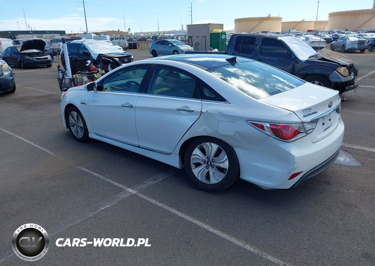 2015 Hyundai Sonata Hybrid Limited VIN:KMHEC4A42FA136392 - 3