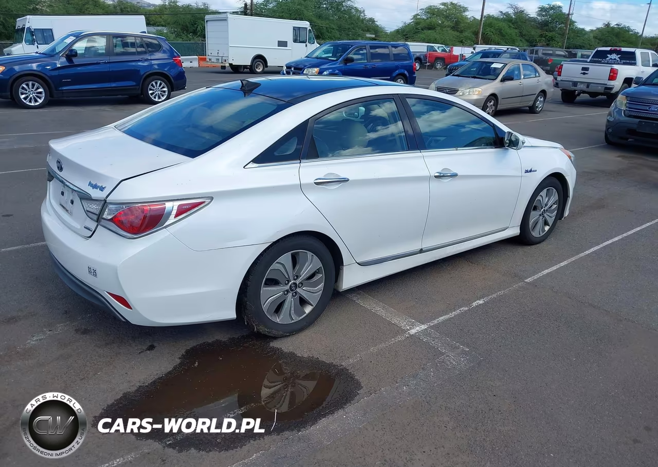 2015 Hyundai Sonata Hybrid Limited VIN:KMHEC4A42FA136392 - 4
