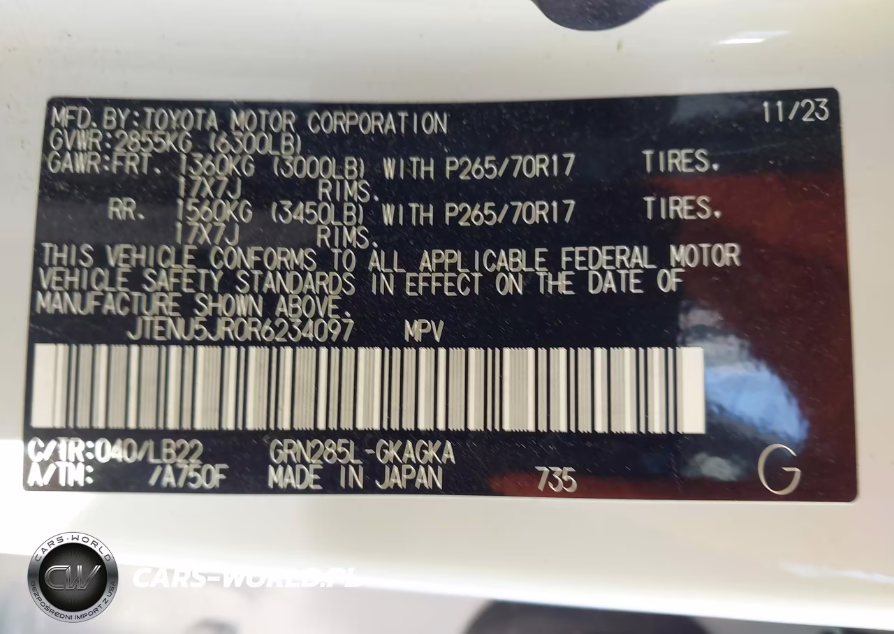 2024 Toyota 4Runner Sr5 Premium VIN:JTENU5JR0R6234097 - 9