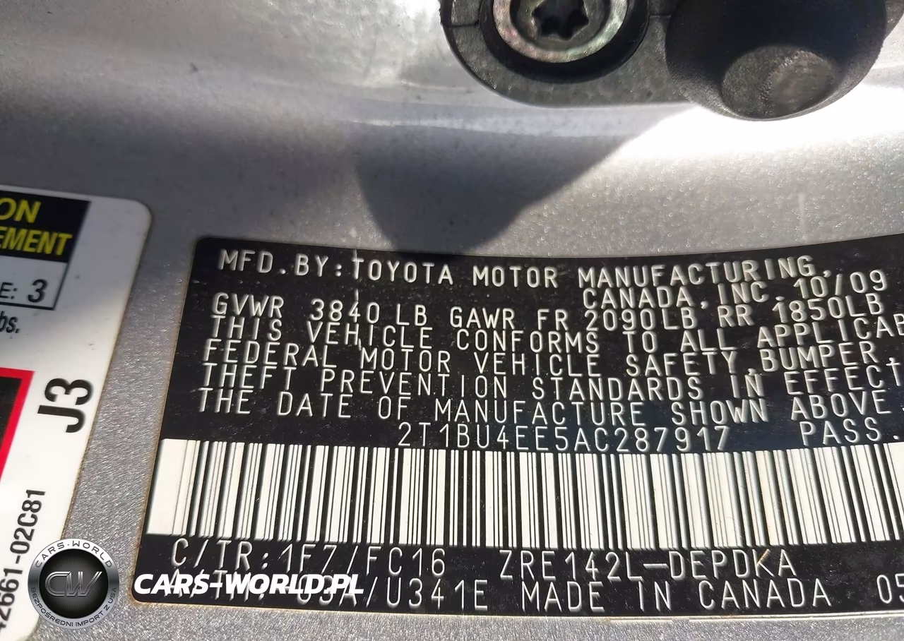 2010 Toyota Corolla Le VIN:2T1BU4EE5AC287917 - 9