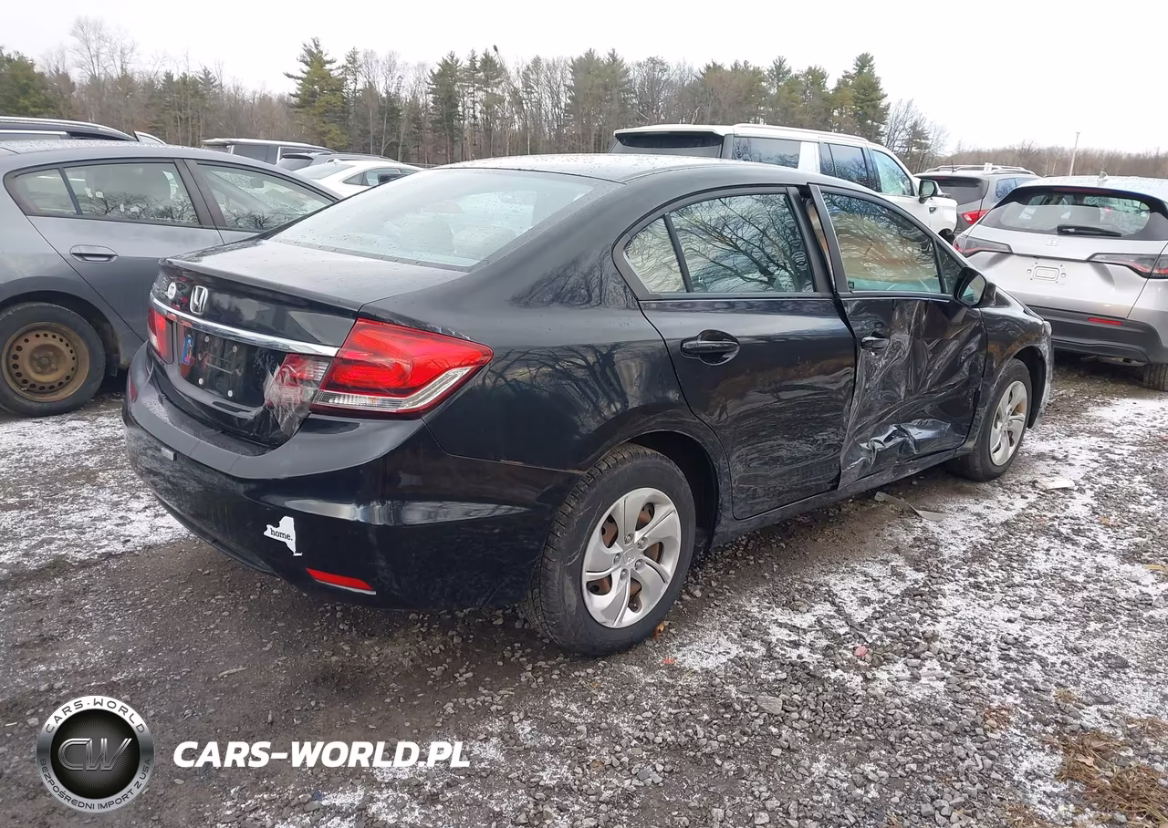 2013 Honda Civic Lx VIN:19XFB2F56DE274870 - 4