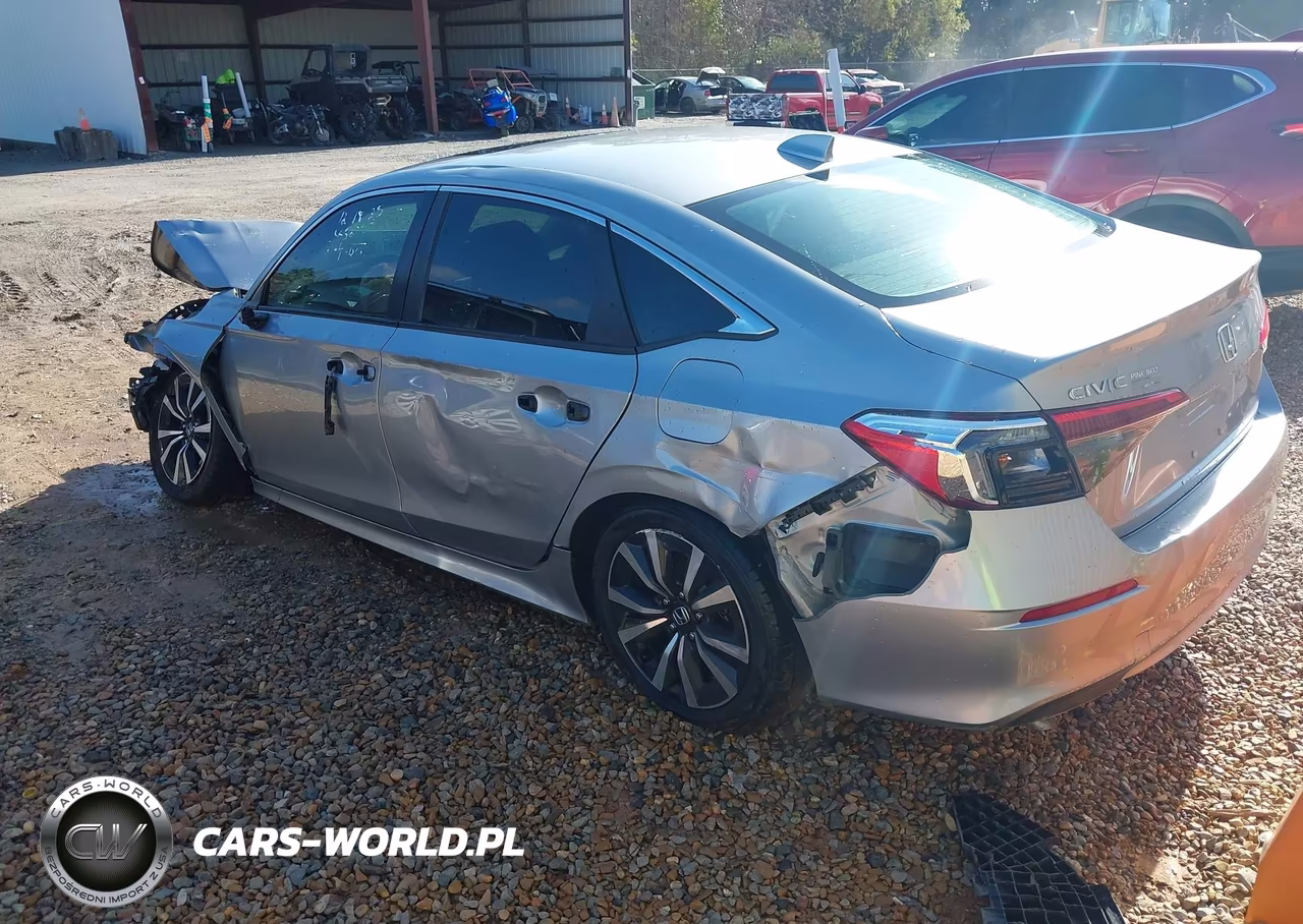 2022 Honda Civic Ex VIN:JHMFE1F79NX000114 - 3