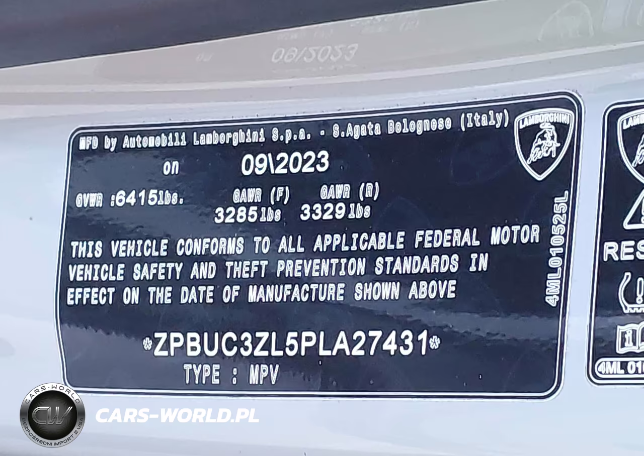 2023 Lamborghini Urus Performante VIN:ZPBUC3ZL5PLA27431 - 9