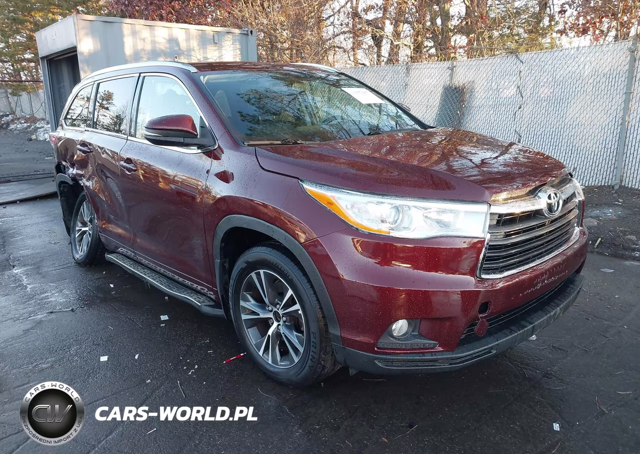2016 Toyota Highlander Xle V6 – zdjęcie 1 z 18