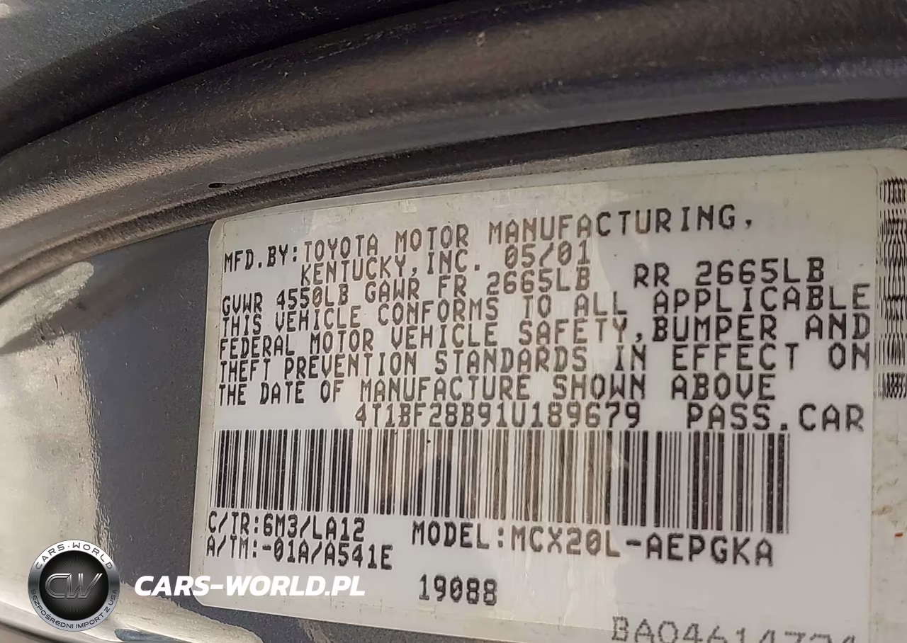 2001 Toyota Avalon Xls VIN:4T1BF28B91U189679 - 9