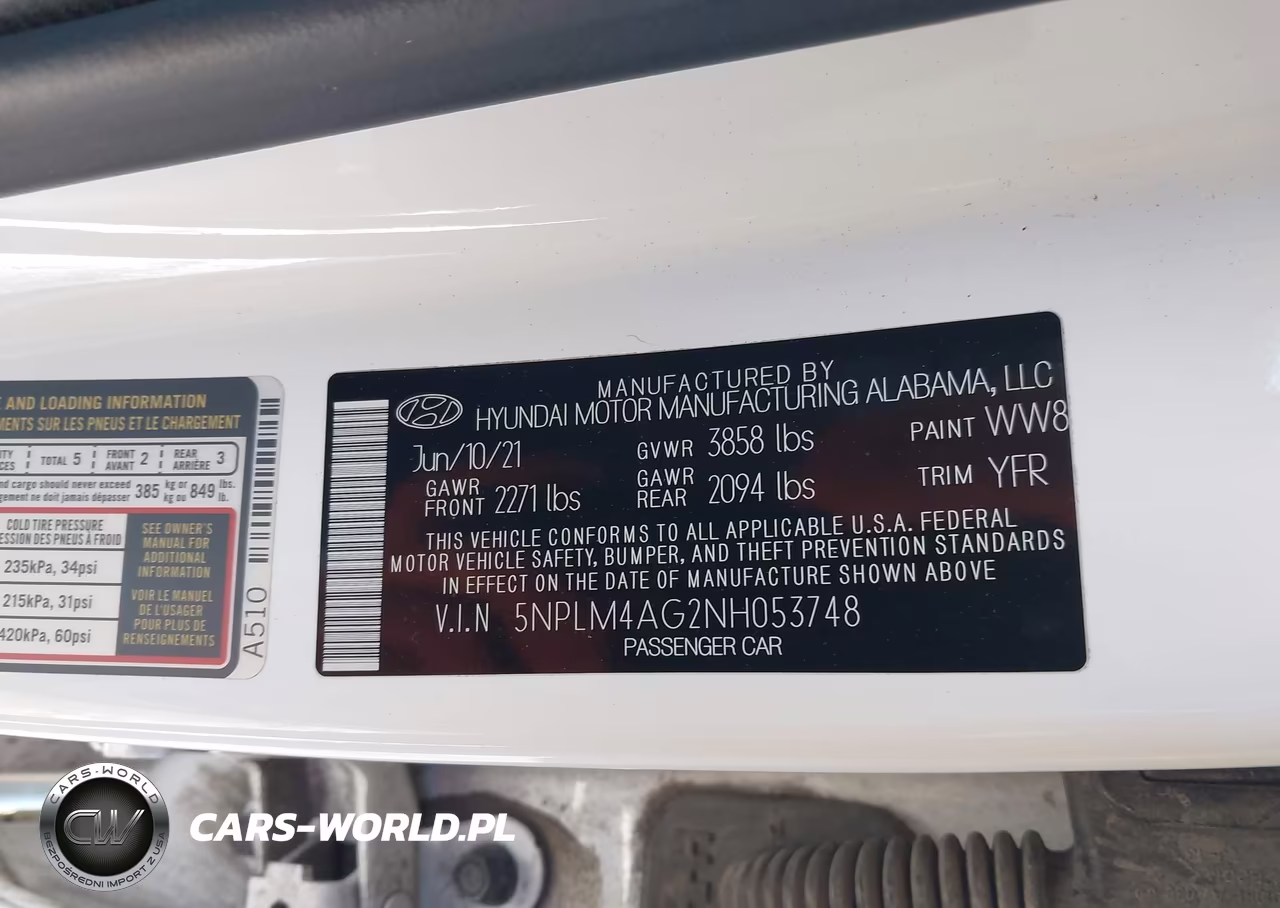 2022 Hyundai Elantra Sel VIN:5NPLM4AG2NH053748 - 9