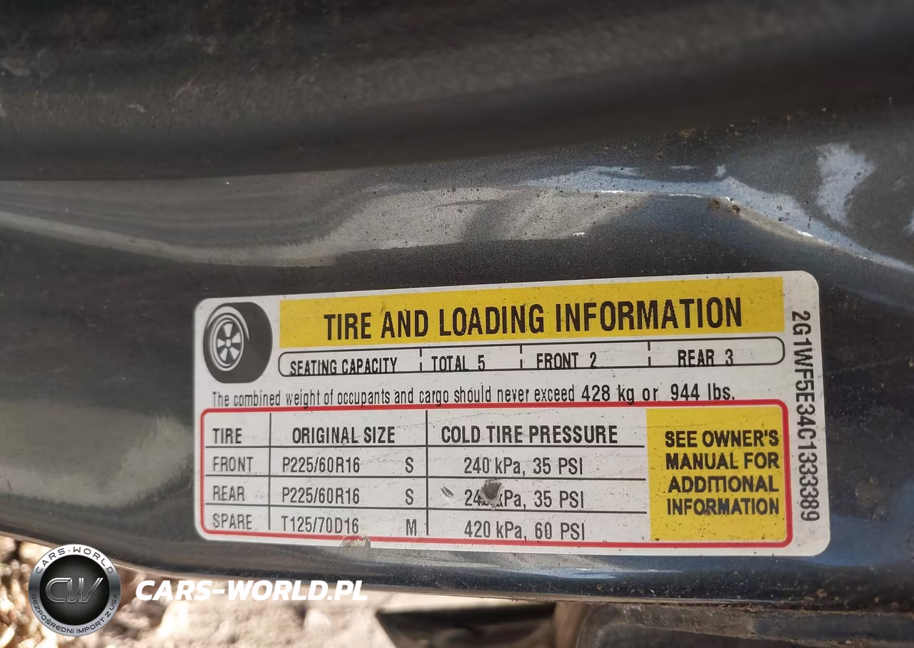 2012 Chevrolet Impala Ls VIN:2G1WF5E34C1333389 - 9
