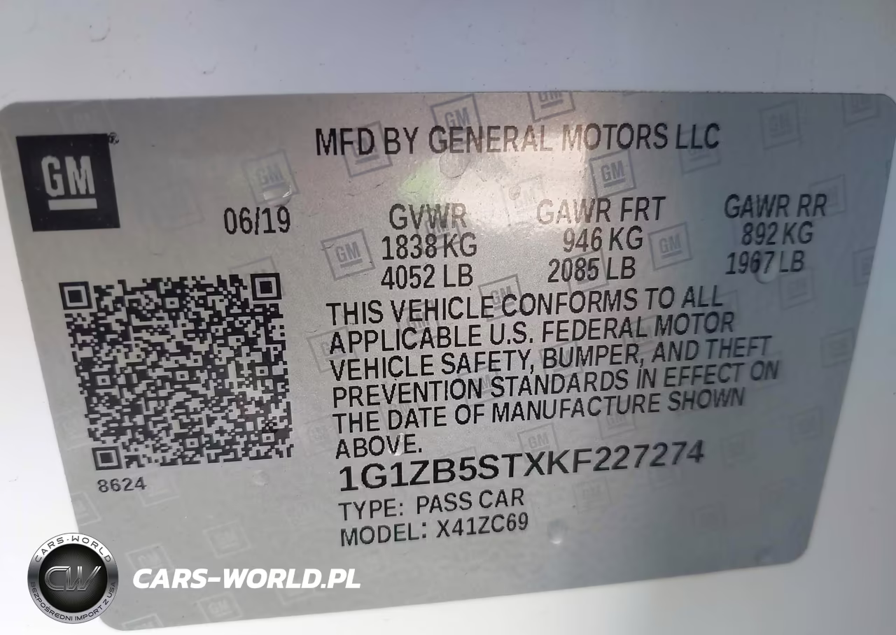 2019 Chevrolet Malibu 1Ls VIN:1G1ZB5STXKF227274 - 9