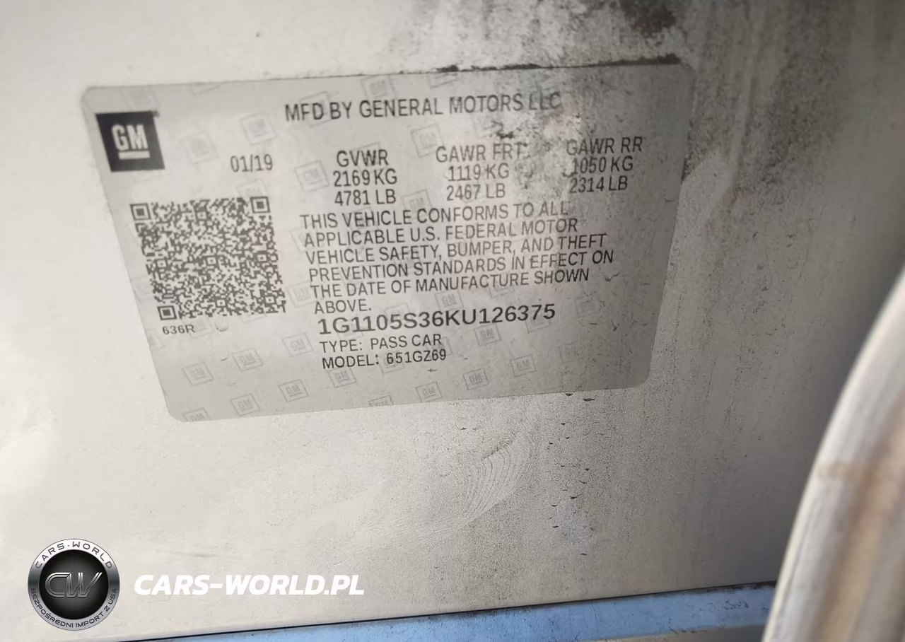 2019 Chevrolet Impala Premier VIN:1G1105S36KU126375 - 9