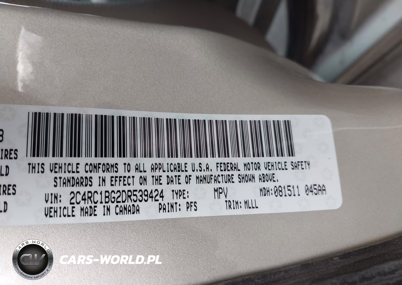 2013 Chrysler Town & Country Touring VIN:2C4RC1BG2DR539424 - 9